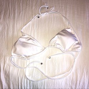 White bikini top